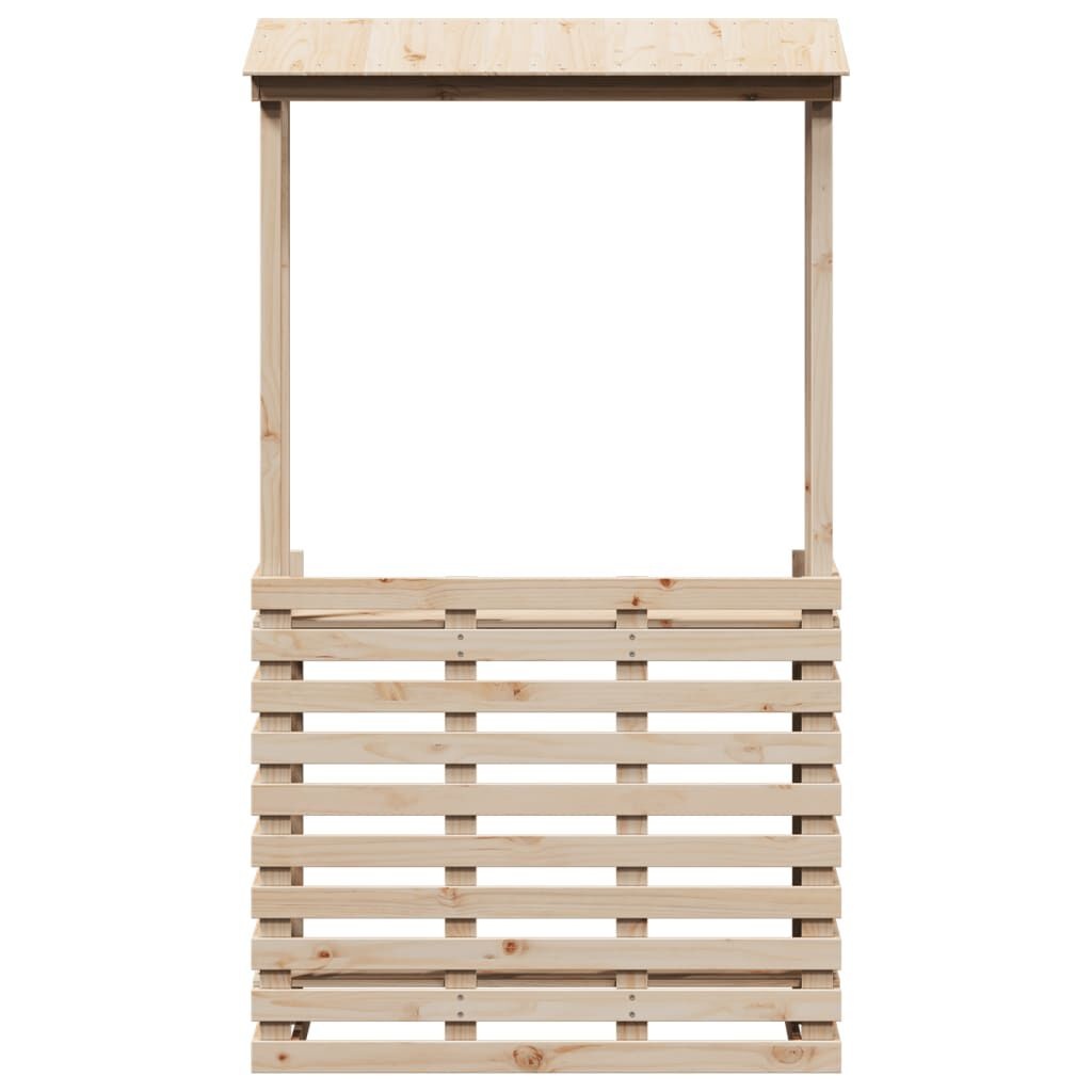 Tuinbartafel met Dak Hout - 112,5cm - 35% Korting!