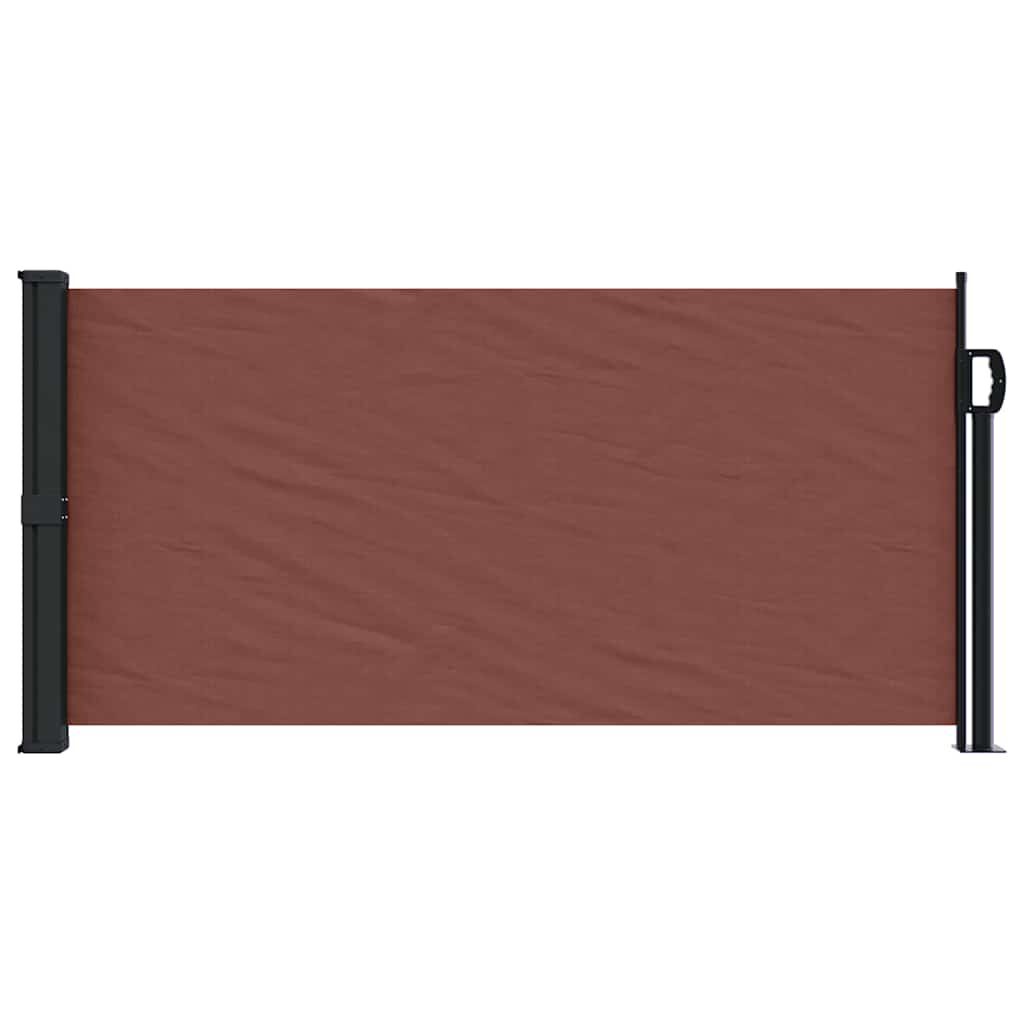 vidaXL Uittrekbaar Windscherm Bruin 100x500 cm - 35% Korting!
