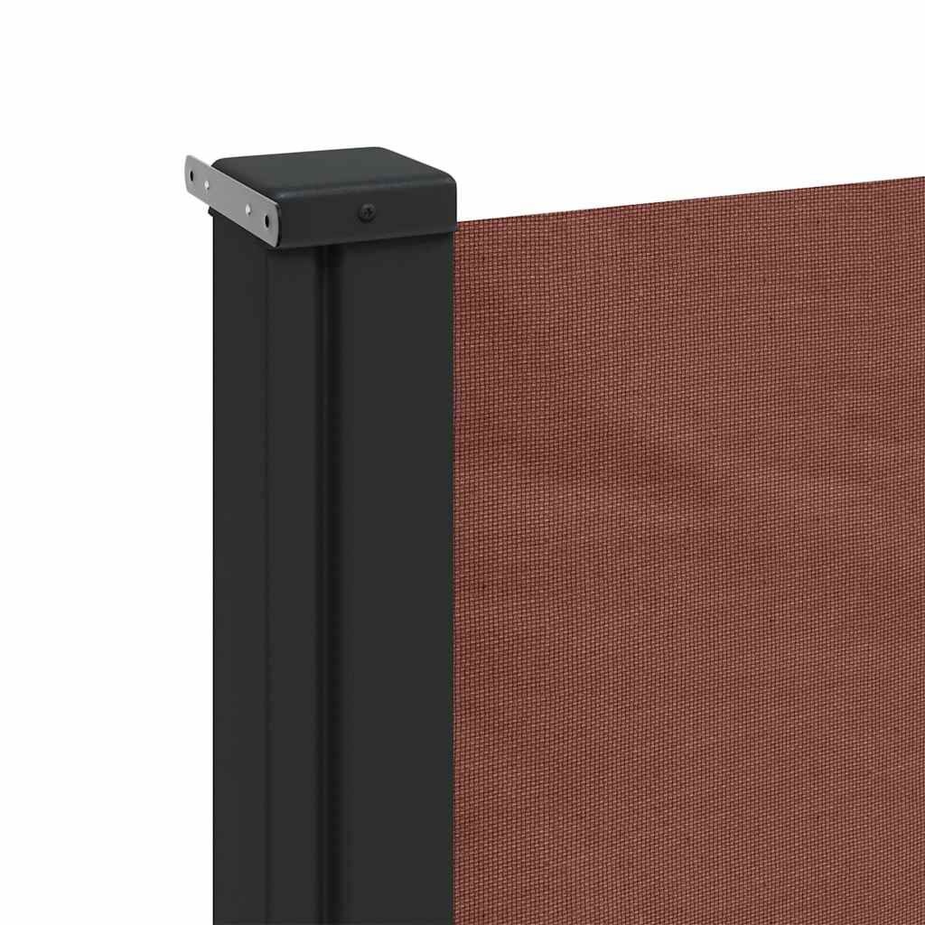 vidaXL Uittrekbaar Windscherm Bruin 100x500 cm - 35% Korting!