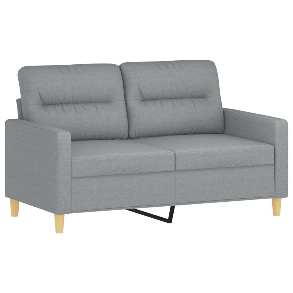 vidaXL Tweezitsbank Lichtgrijs - 120cm - 35% Korting!