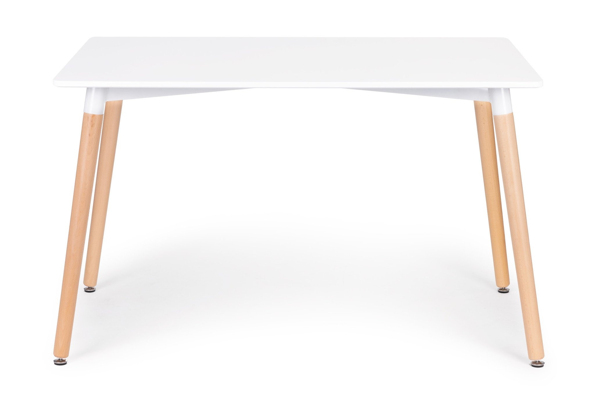 Eettafel - keukentafel - 120x80 cm - scandinavische stijl - wit