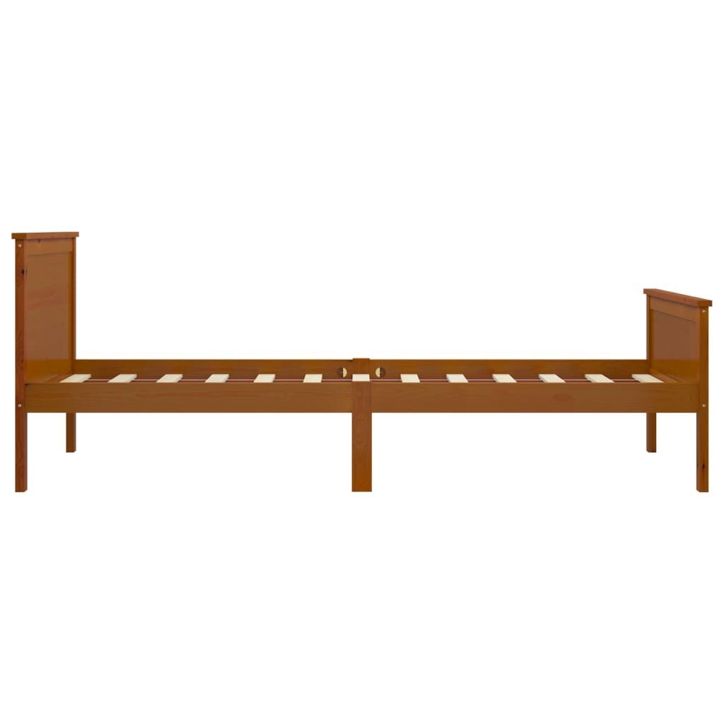 vidaXL Bedframe Grenen 90x200 Honingbruin -35% Korting!