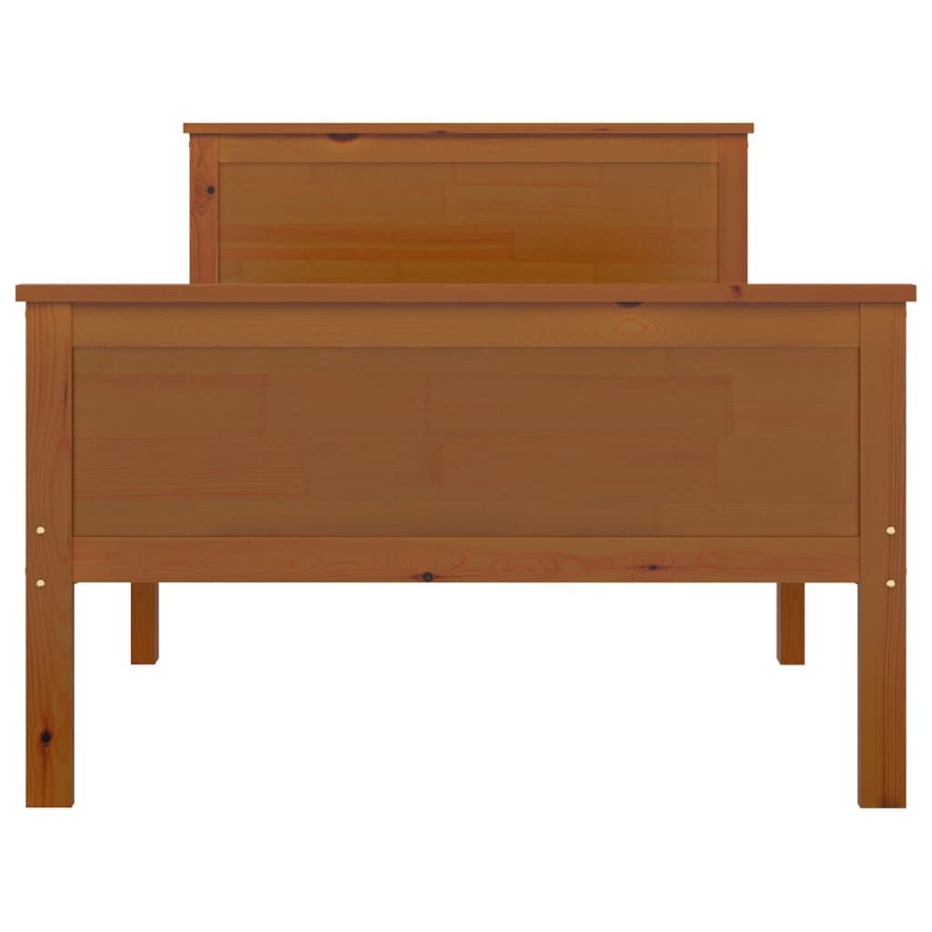 vidaXL Bedframe Grenen 90x200 Honingbruin -35% Korting!