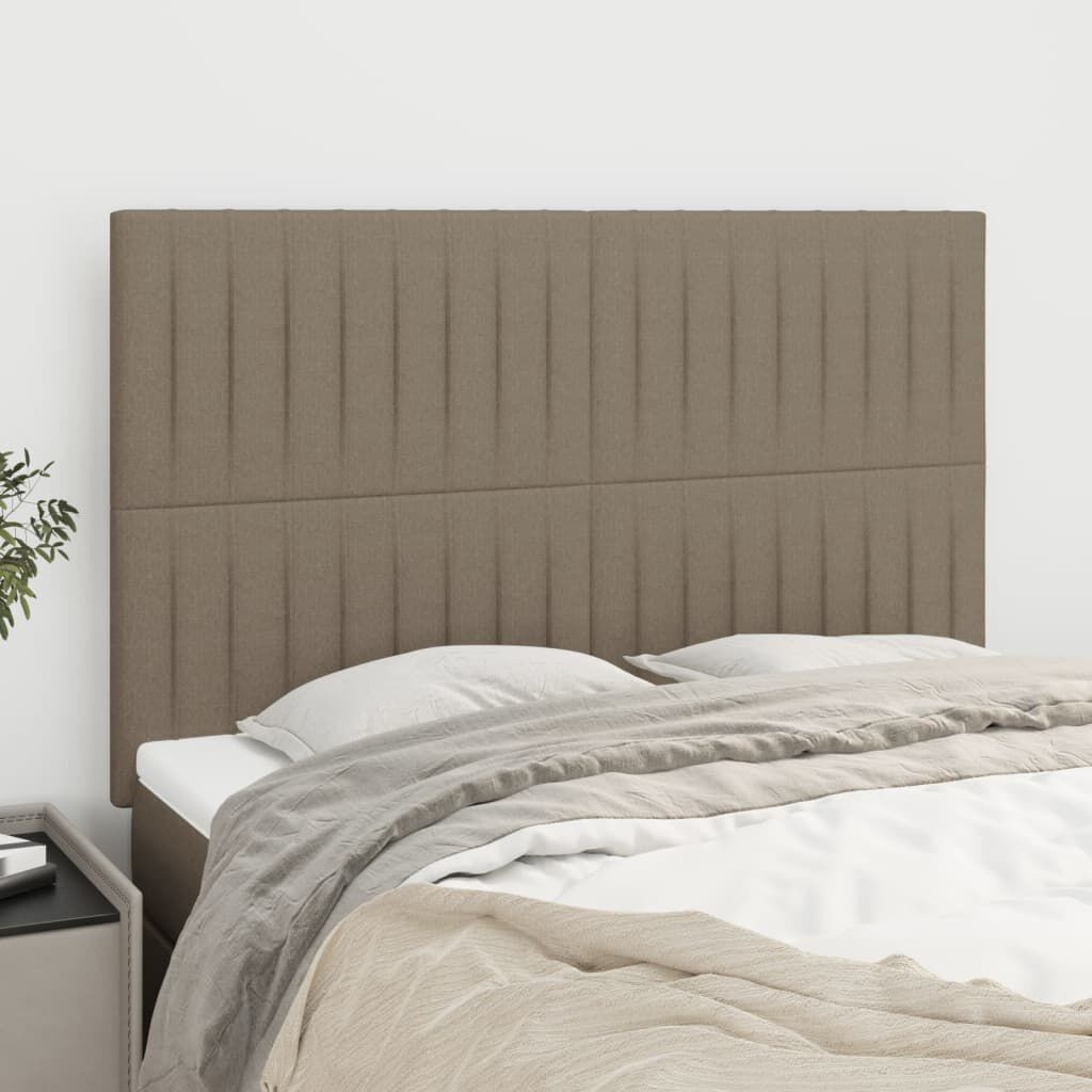 VidaXL Hoofdborden (4 st) Taupe 72cm - 35% Korting!