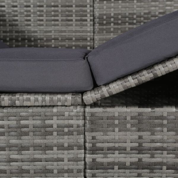 vidaXL Tuinbed met Luifel Grijs - 35% Korting!