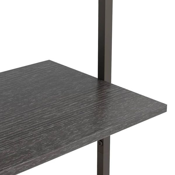 vidaXL Ladderrek Zwart - 4 Schappen - 35% Korting!