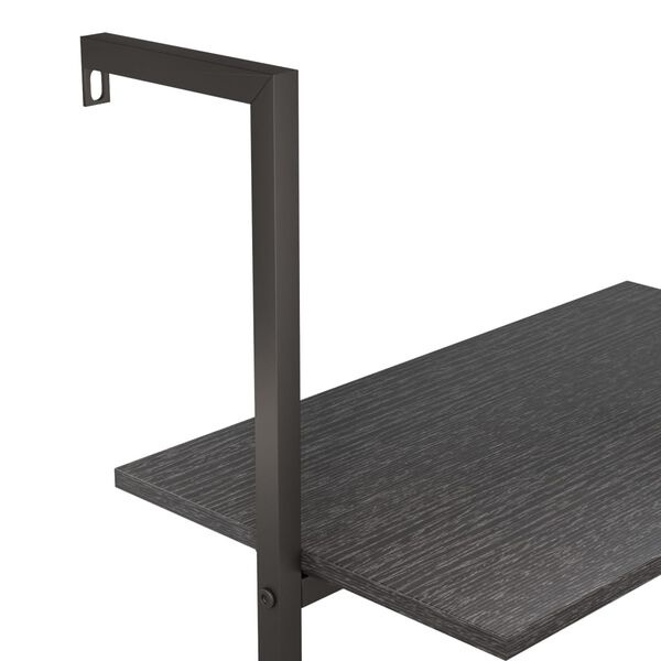 vidaXL Ladderrek Zwart - 4 Schappen - 35% Korting!