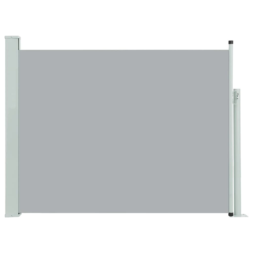 vidaXL Uittrekbaar Tuinscherm 140x500cm Grijs - 35% Korting!