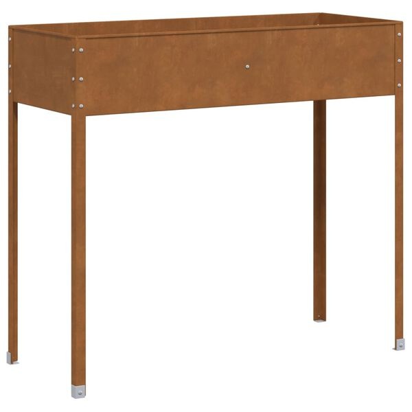 vidaXL Plantenbak Staal 100cm - 35% Korting! Zo Goed Als Nieuw
