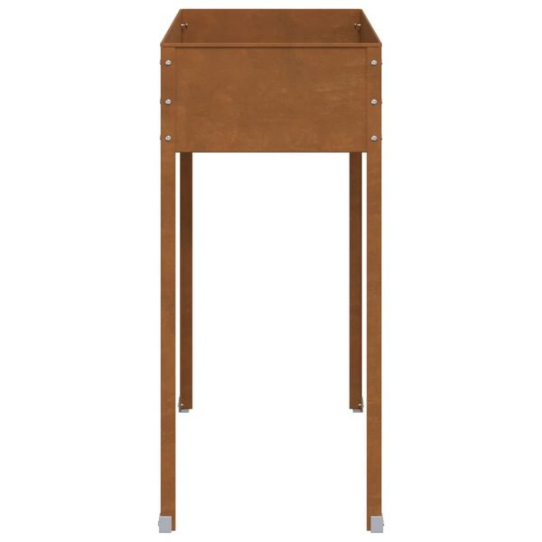 vidaXL Plantenbak Staal 100cm - 35% Korting! Zo Goed Als Nieuw