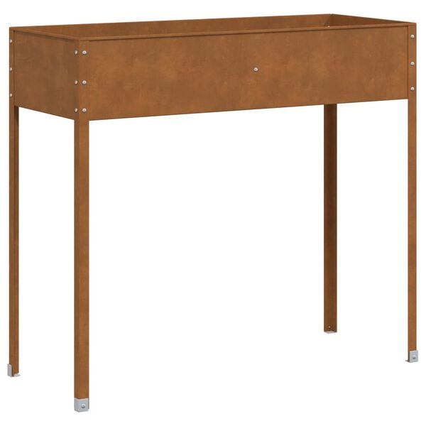 vidaXL Plantenbak Staal 100cm - 35% Korting! Zo Goed Als Nieuw