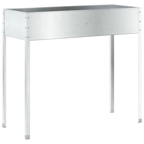 vidaXL Plantenbak Staal 100cm - 35% Korting! Zo Goed Als Nieuw