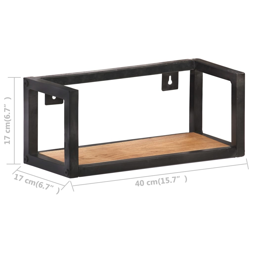 vidaXL Wandschappen Acaciahout 40cm (2 st) - 35% Korting!