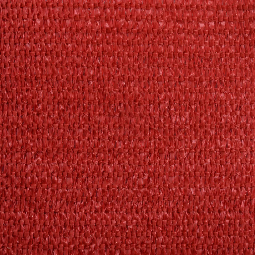 Zonnezeil 7x7m Rood HDPE - 35% Korting! Zo Goed Als Nieuw!