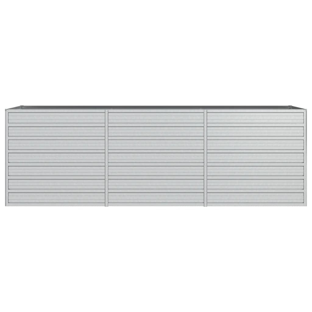 VidaXL Verhoogde Plantenbak 240cm Zilver - 35% Korting!