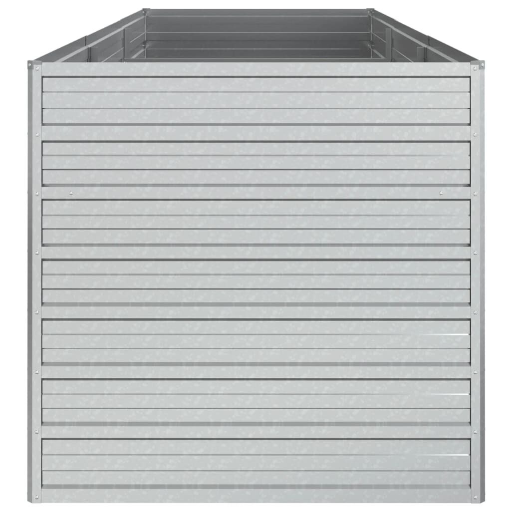 VidaXL Verhoogde Plantenbak 240cm Zilver - 35% Korting!