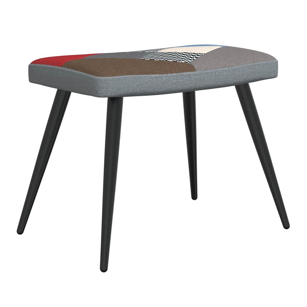 Relaxstoel met Voetenbank Patchwork - 35% Korting!