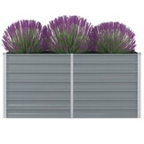 VidaXL Plantenbak Verhoogd 160x80x77cm Grijs - 60% Korting!