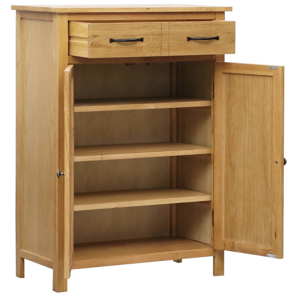 vidaXL Eiken Schoenenkast 76cm - 35% Korting! Op=Op!