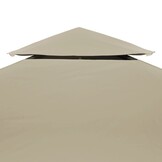 Prieel Vervangdoek 3x3m Beige - Scheurtje! 55% Korting