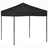 Inklapbare Partytent 2x2m Zwart - 35% Korting!