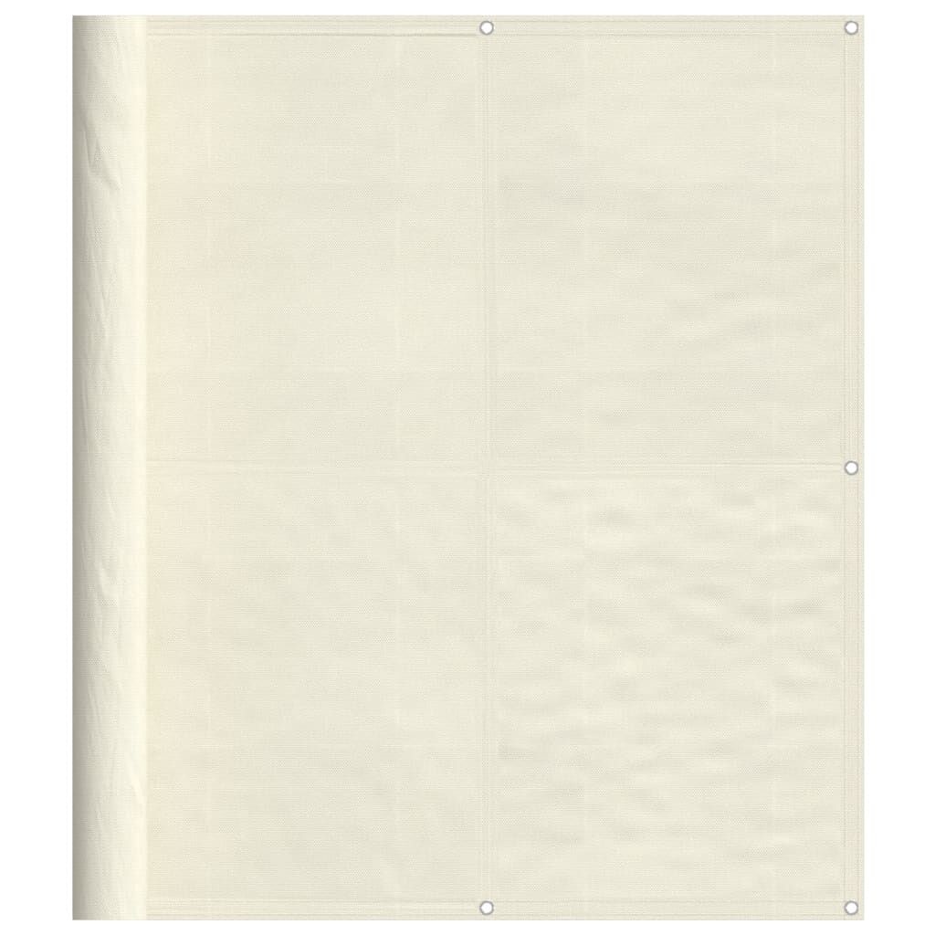 Balkonscherm Crème 120x1000cm - 35% Korting! Topdeal!