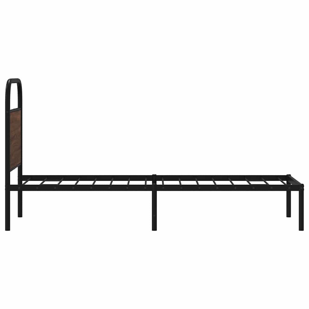 vidaXL Bedframe 80x200 Bruin Eiken - 60% Korting!