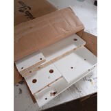 Wand Nachtkastje Hoogglans Wit - 50% Korting!