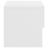 Wand Nachtkastje Hoogglans Wit - 50% Korting!