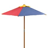 VidaXL Kinderpicknicktafel met Parasol - 60% Korting!