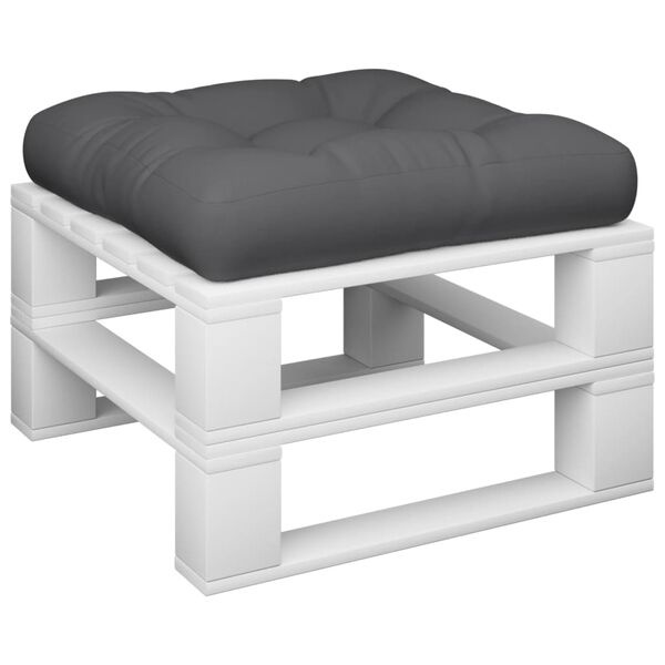 vidaXL Palletkussen Grijs 50x50cm - 35% Korting! Zo Goed Als Nieuw
