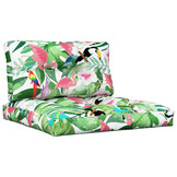 vidaXL Palletkussens (2 st) - Multicolor - 35% Korting!