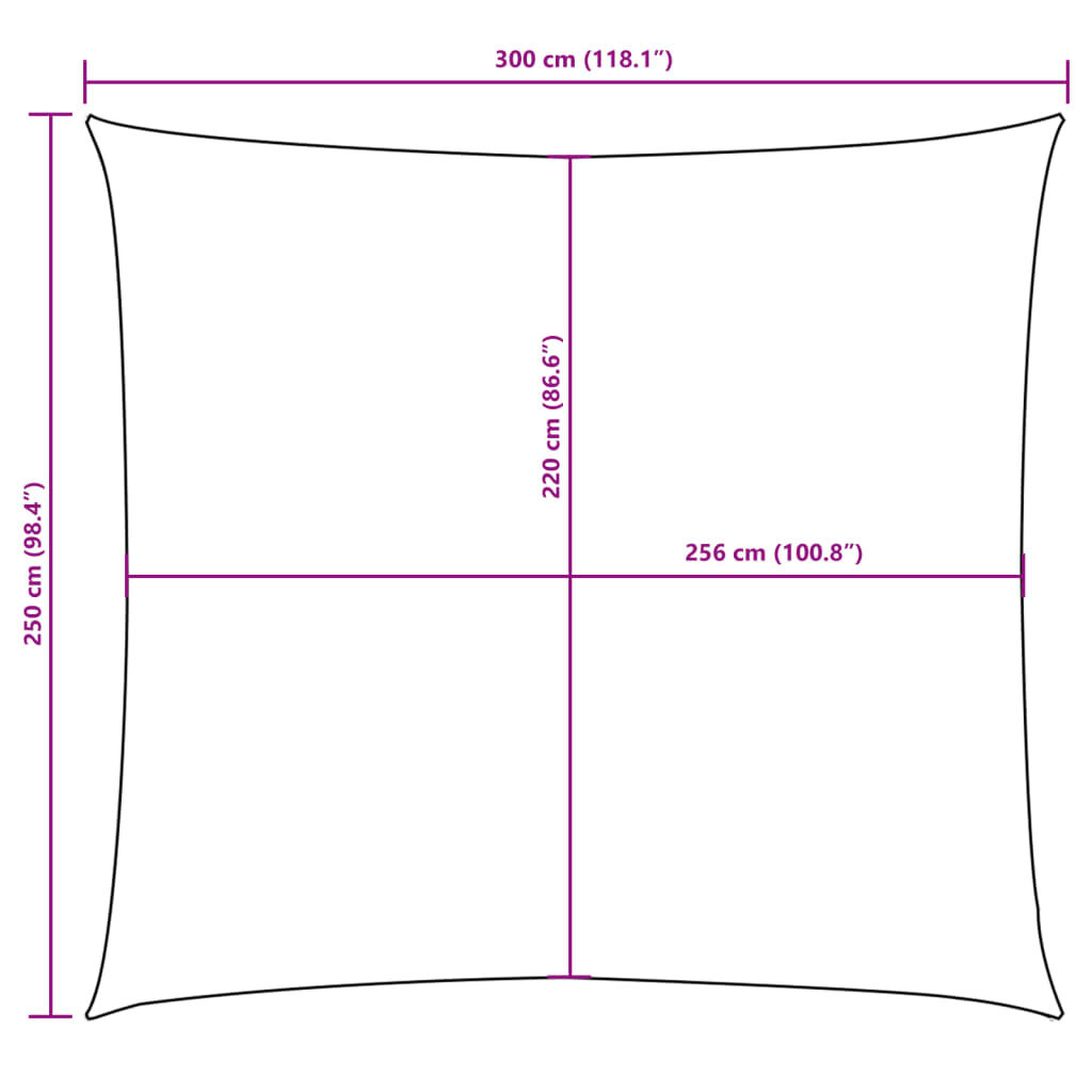 VidaXL Zonnescherm Rechthoek 2,5x3m Antraciet - 35% Korting!