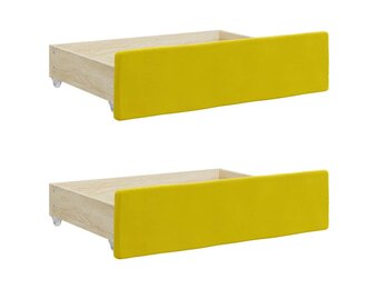 VidaXL Bedlades Geel (2 st) - 42% Korting!