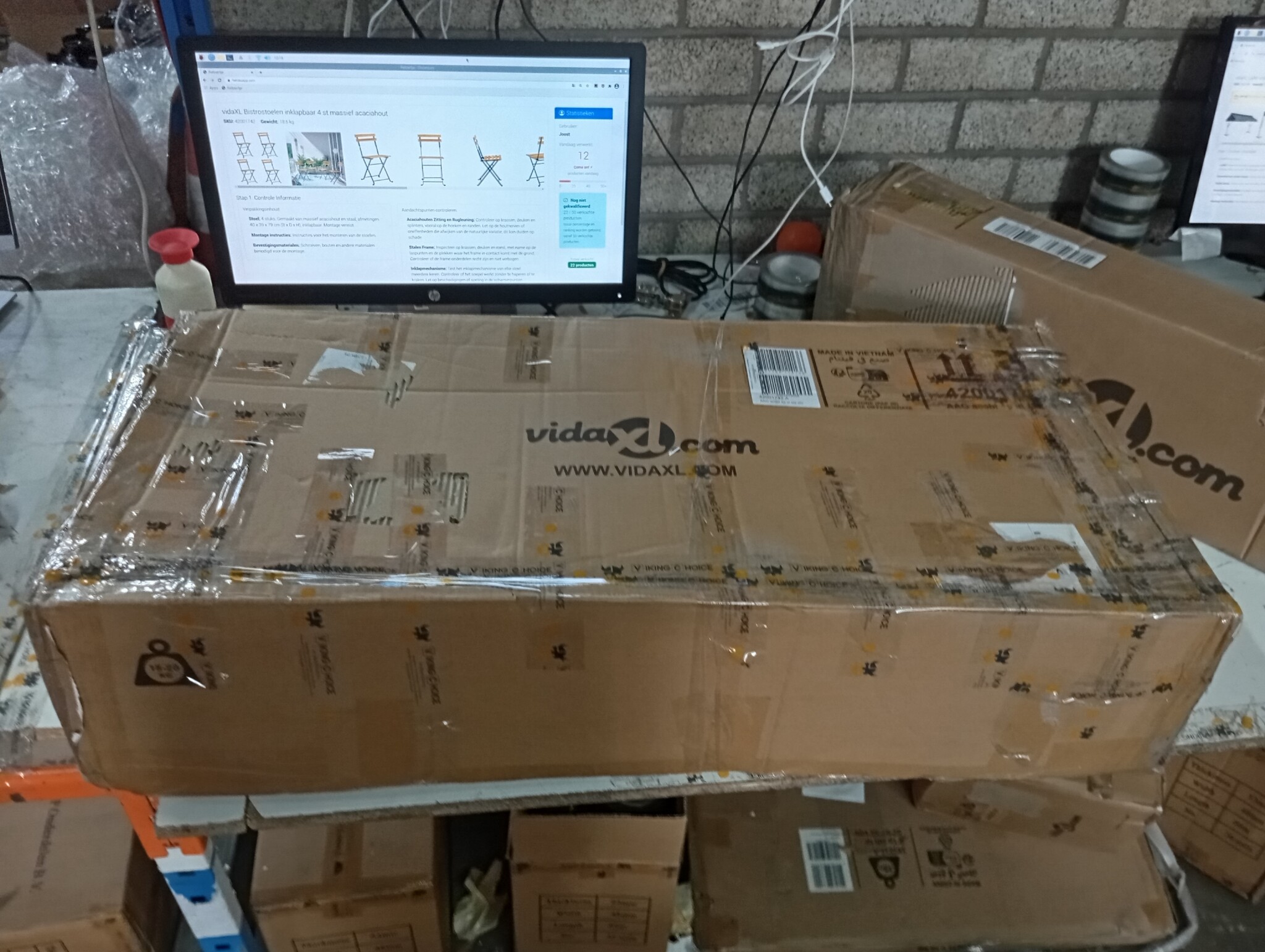Bistrostoelen (4 stuks) Acaciahout - 55% Korting! (Beschadigd)