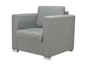 vidaXL Fauteuil Lichtgrijs - Krasje achterkant - 53% Korting!