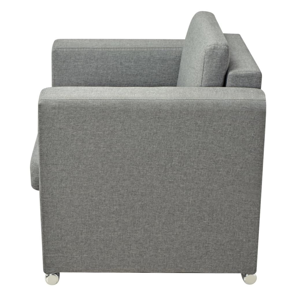 vidaXL Fauteuil Lichtgrijs - Krasje achterkant - 53% Korting!