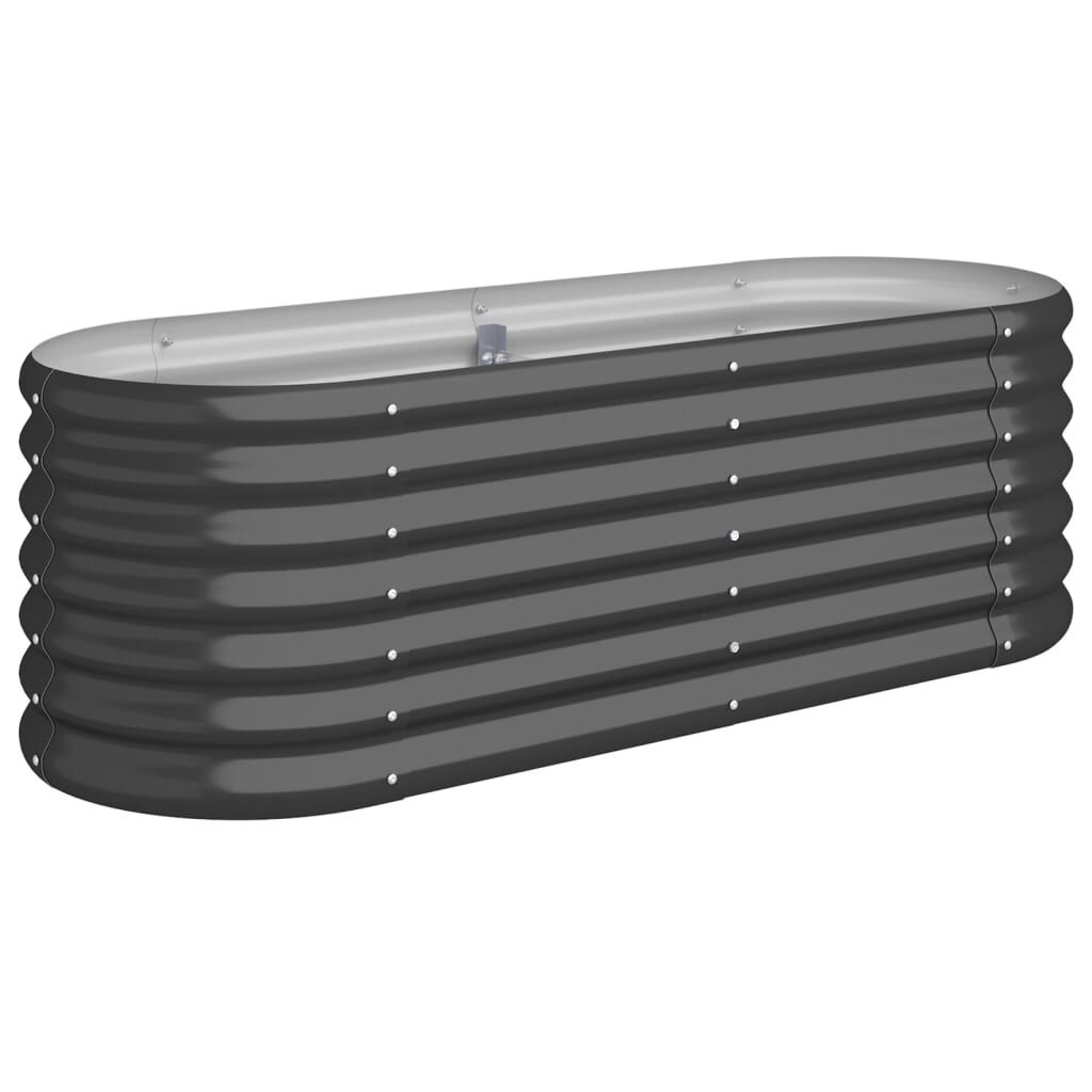 VidaXL Plantenbak Antraciet 114cm - 35% Korting!