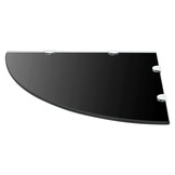 vidaXL Hoekschap Zwart Glas 45x45cm - Krasje, Topdeal! 41% Korting