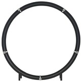 vidaXL Haardhoutrek Zwart 70x20x70cm - 50% Korting!