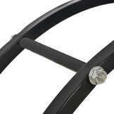 vidaXL Haardhoutrek Zwart 70x20x70cm - 50% Korting!