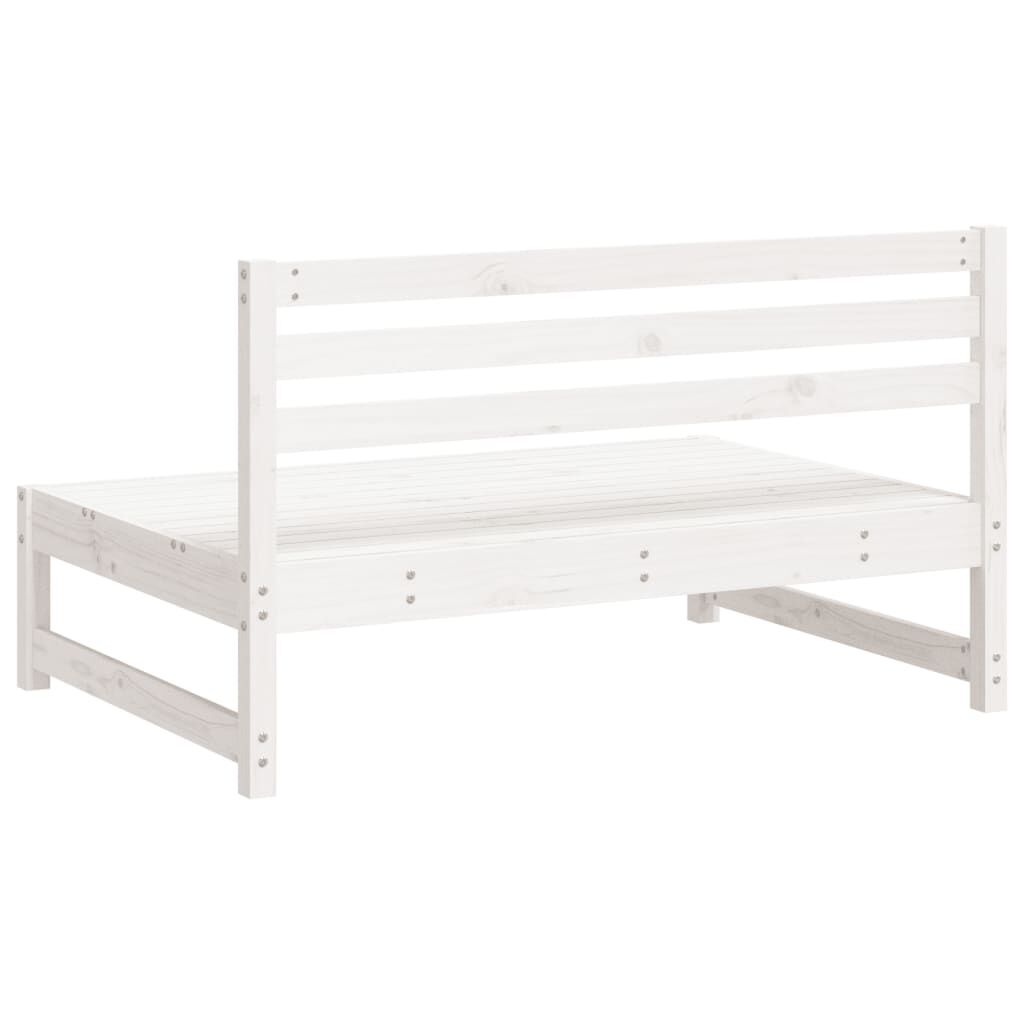 vidaXL Tuinbanken Grenenhout Wit - 2 stuks - 35% Korting!