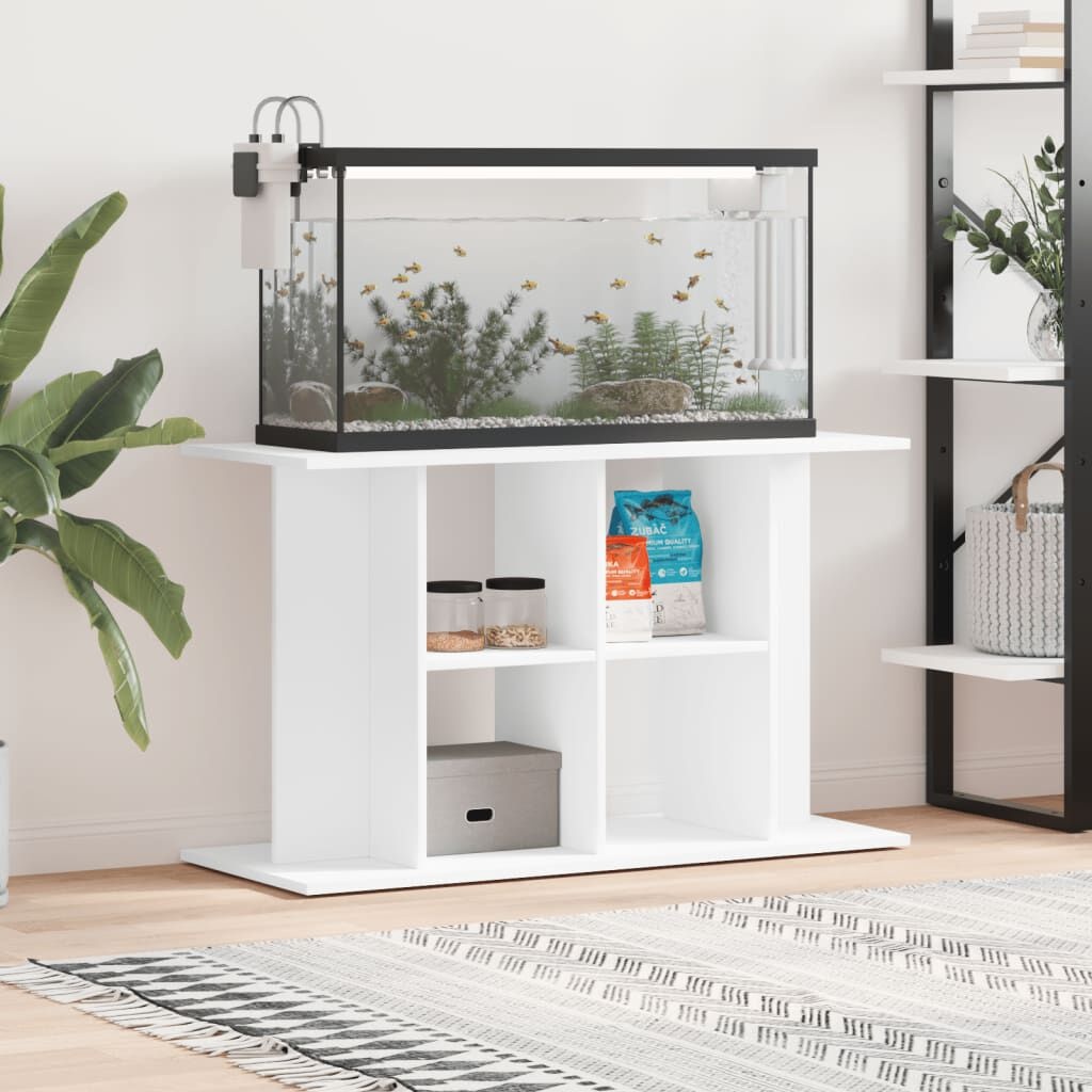 vidaXL Aquariumstandaard Wit 100x40x60cm - 35% Korting!