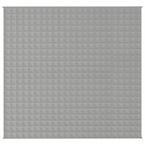 vidaXL Verzwaringsdeken 220x235cm 11kg Grijs - 42% Korting!