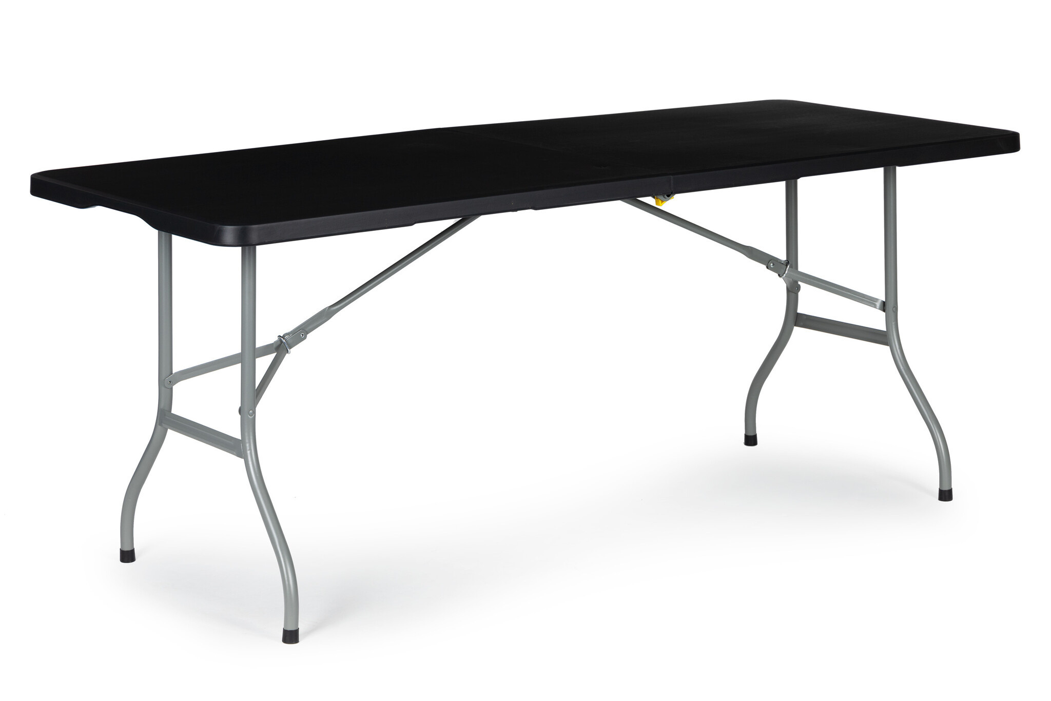 Klaptafel Camping Zwart 153cm - 45% Korting! (Doos Beschadigd)