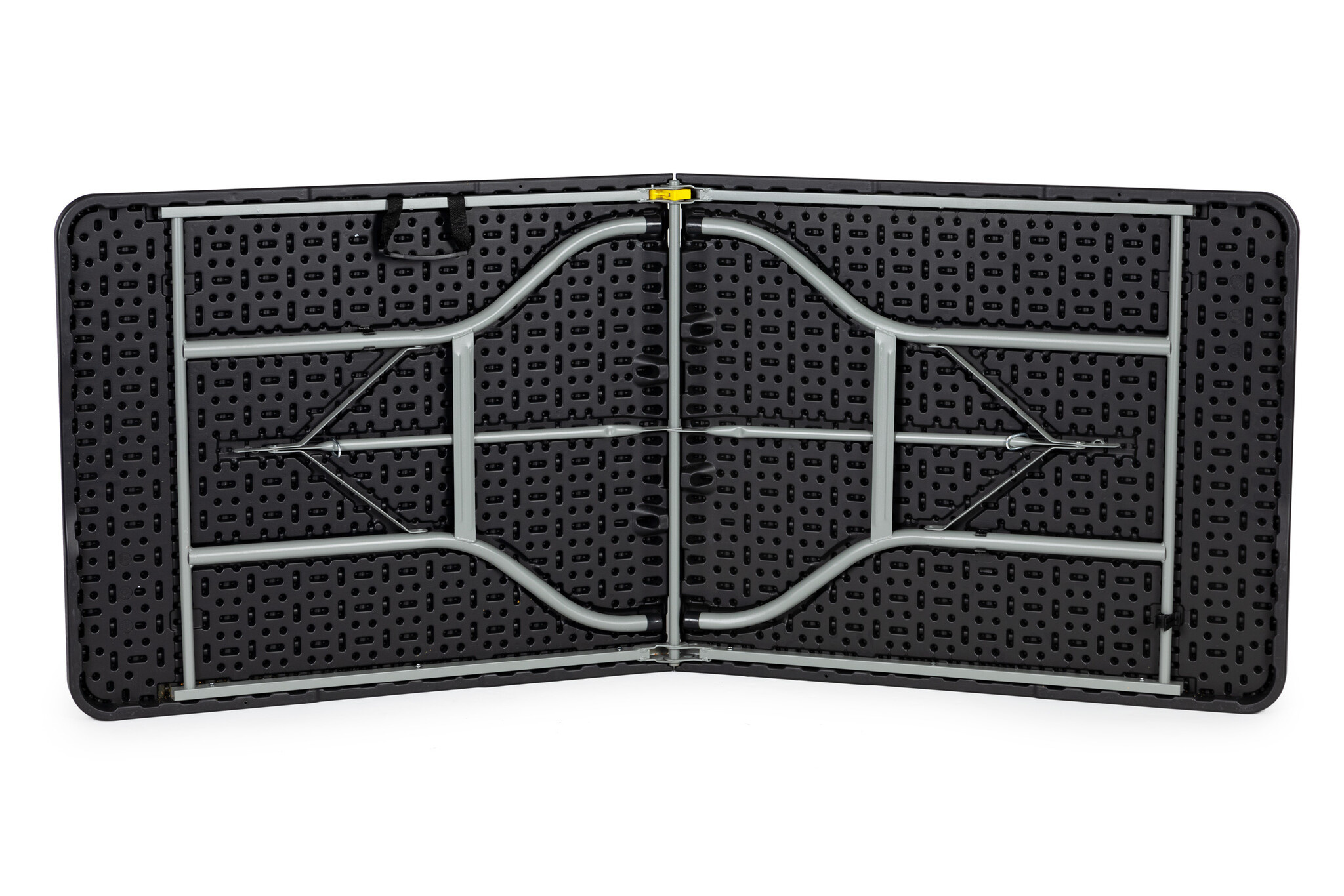 Klaptafel Camping Zwart 153cm - 45% Korting! (Doos Beschadigd)