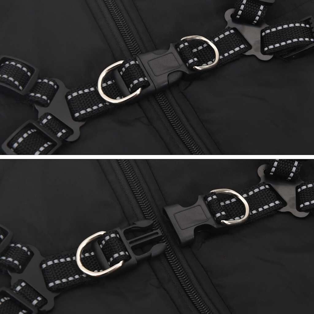 vidaXL Hondenjas met Harnas Zwart 5XL - 41% Korting!