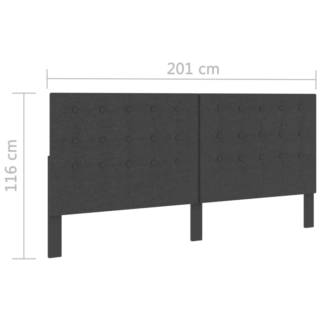 Hoofdbord 200x200cm Donkergrijs - 41% Korting!