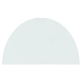 VidaXL Halfronde Glasplaat Open Haard 100x60cm - 42% Korting!