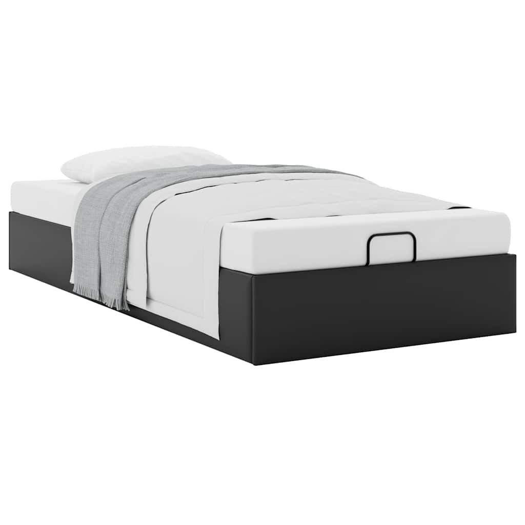 vidaXL Bedframe 80x200 Zwart Kunstleer - 60% Korting!